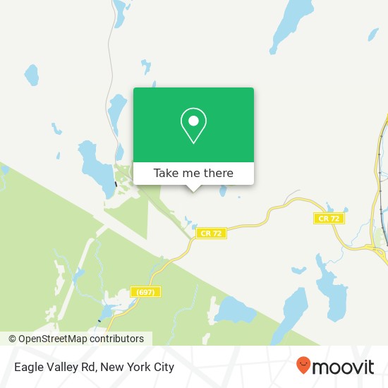 Mapa de Eagle Valley Rd, Tuxedo Park, NY 10987