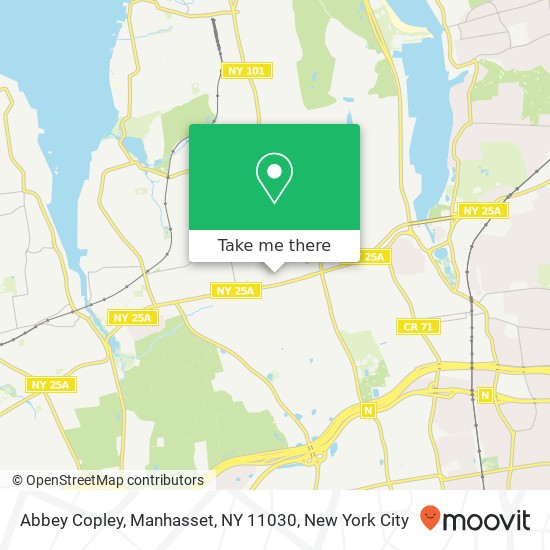 Mapa de Abbey Copley, Manhasset, NY 11030