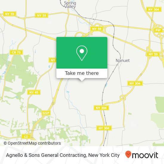 Agnello & Sons General Contracting map