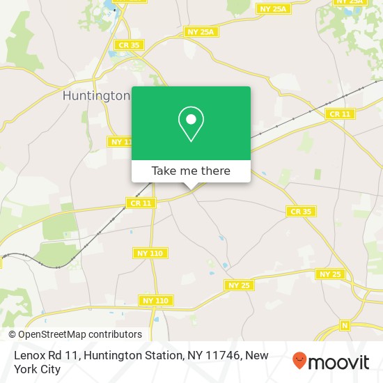 Mapa de Lenox Rd 11, Huntington Station, NY 11746