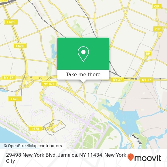 Mapa de 29498 New York Blvd, Jamaica, NY 11434