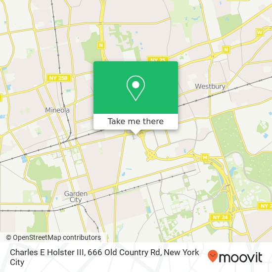 Mapa de Charles E Holster III, 666 Old Country Rd