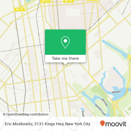 Eric Moskowitz, 3131 Kings Hwy map