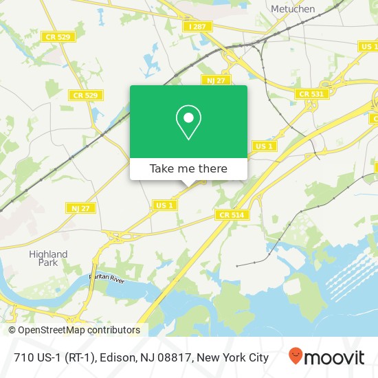 710 US-1 (RT-1), Edison, NJ 08817 map