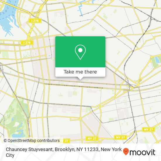 Chauncey Stuyvesant, Brooklyn, NY 11233 map