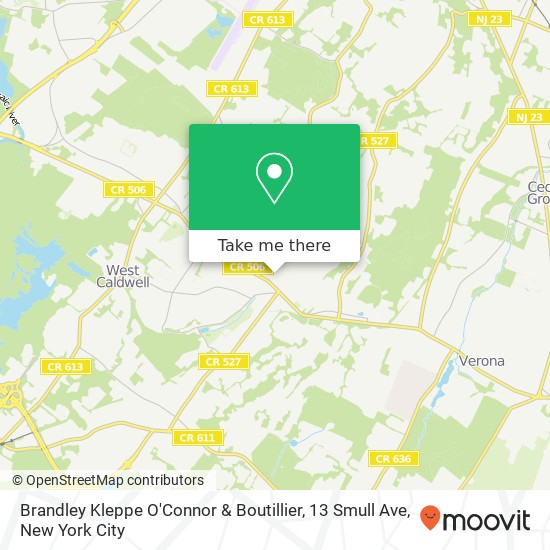 Mapa de Brandley Kleppe O'Connor & Boutillier, 13 Smull Ave