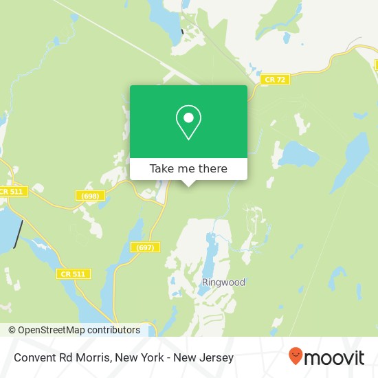 Mapa de Convent Rd Morris, Ringwood, NJ 07456