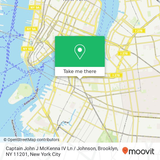 Captain John J McKenna IV Ln / Johnson, Brooklyn, NY 11201 map