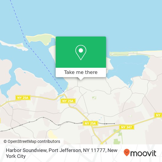 Mapa de Harbor Soundview, Port Jefferson, NY 11777