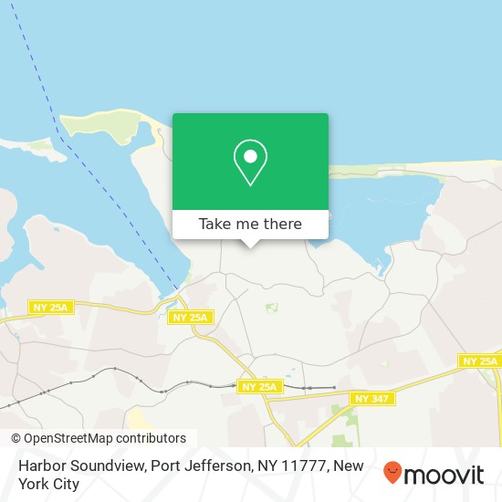 Mapa de Harbor Soundview, Port Jefferson, NY 11777