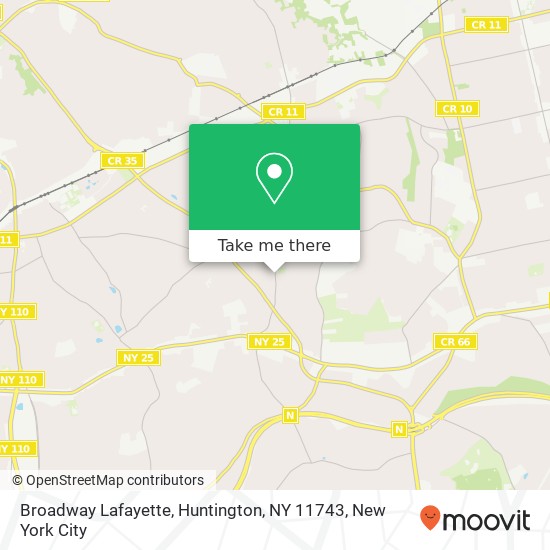 Broadway Lafayette, Huntington, NY 11743 map