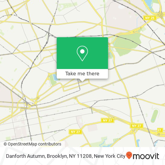 Danforth Autumn, Brooklyn, NY 11208 map