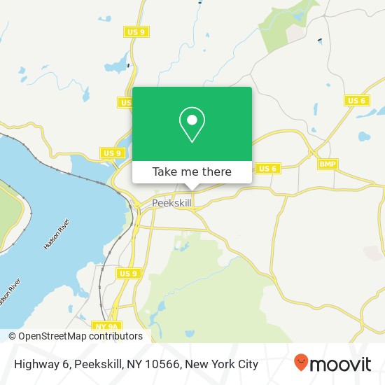 Mapa de Highway 6, Peekskill, NY 10566