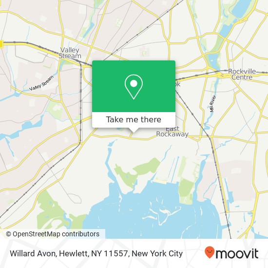 Willard Avon, Hewlett, NY 11557 map