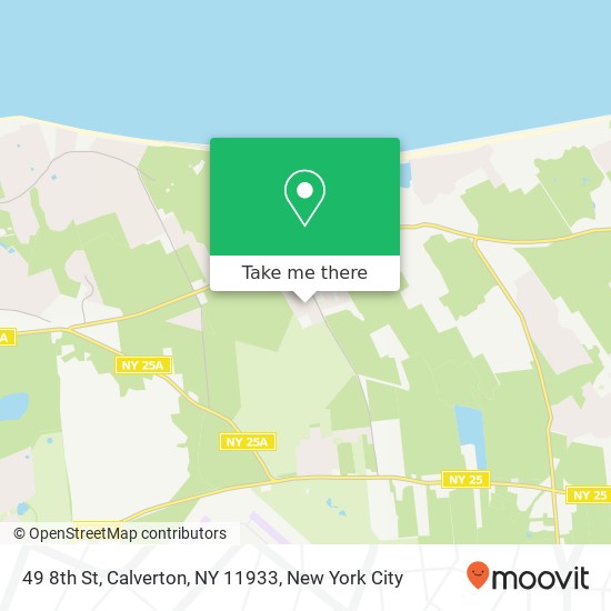Mapa de 49 8th St, Calverton, NY 11933