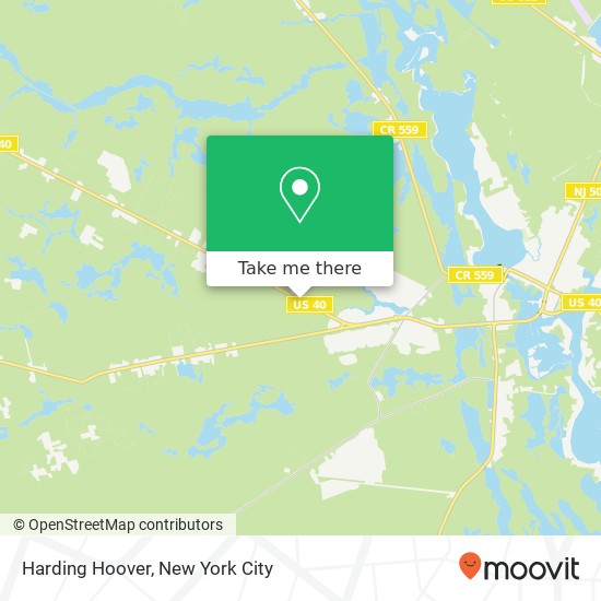 Harding Hoover, Mays Landing, NJ 08330 map
