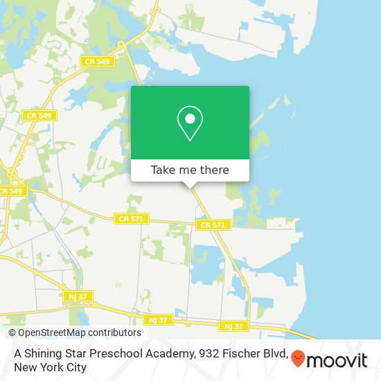 Mapa de A Shining Star Preschool Academy, 932 Fischer Blvd