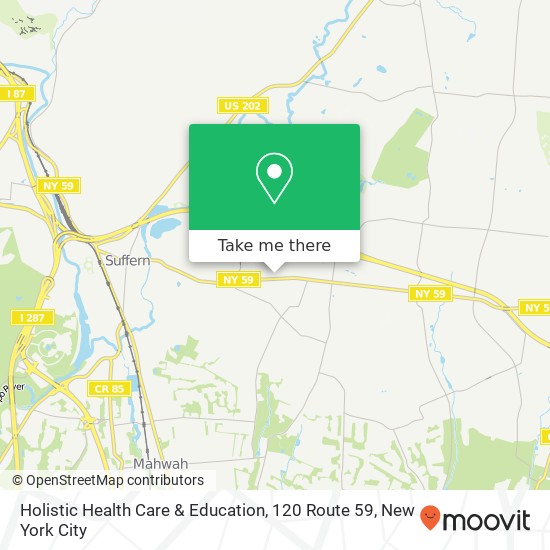 Mapa de Holistic Health Care & Education, 120 Route 59