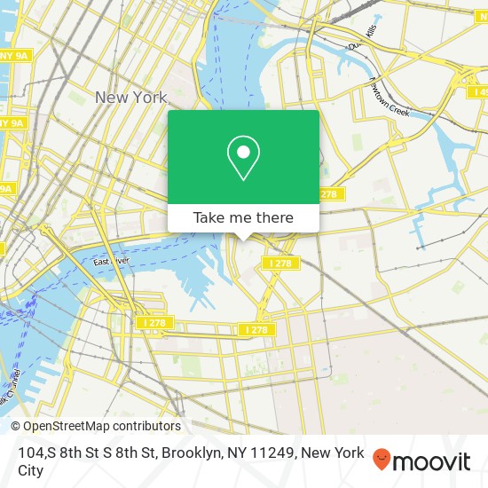 104,S 8th St S 8th St, Brooklyn, NY 11249 map