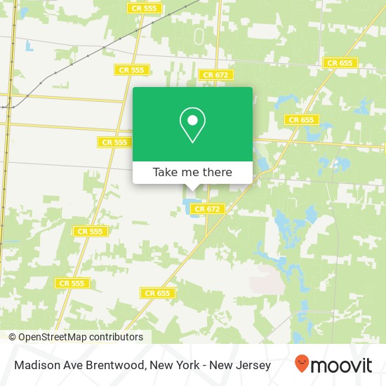 Mapa de Madison Ave Brentwood, Vineland, NJ 08361