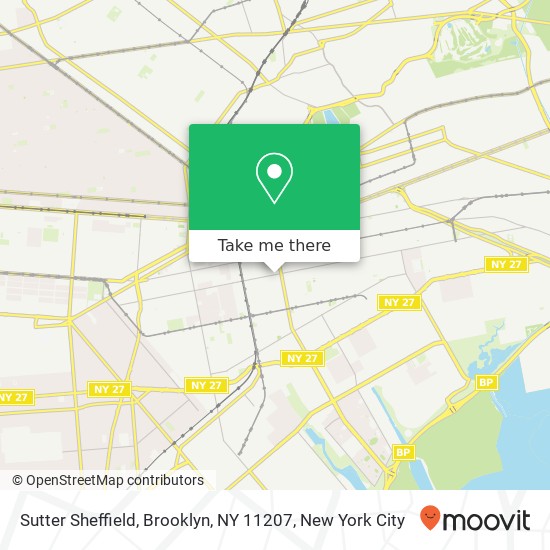 Sutter Sheffield, Brooklyn, NY 11207 map