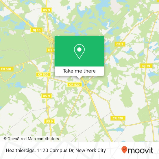 Healthiercigs, 1120 Campus Dr map