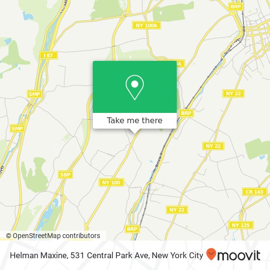 Mapa de Helman Maxine, 531 Central Park Ave