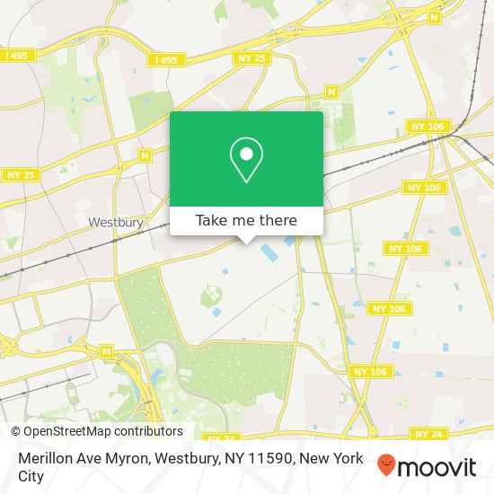 Merillon Ave Myron, Westbury, NY 11590 map
