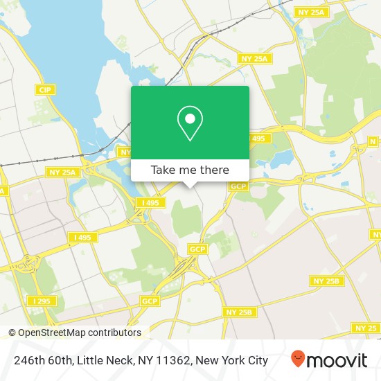 Mapa de 246th 60th, Little Neck, NY 11362