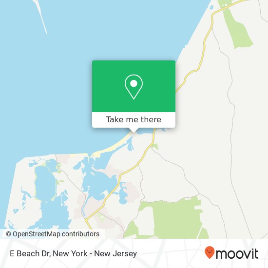 E Beach Dr, Southampton (S HAMPTON), NY 11968 map