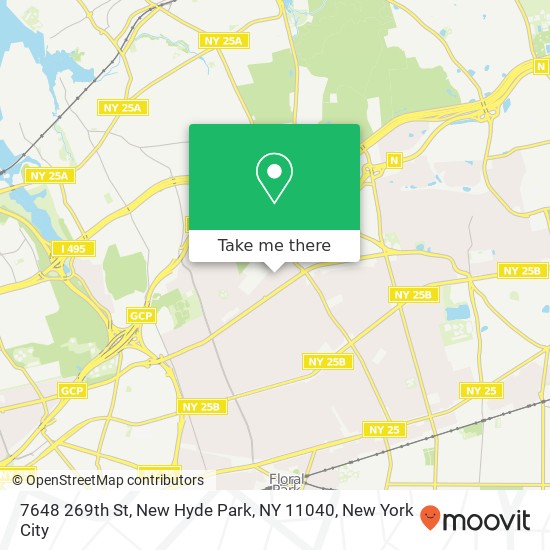 7648 269th St, New Hyde Park, NY 11040 map