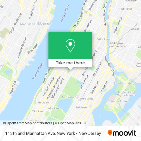 Mapa de 113th and Manhattan Ave