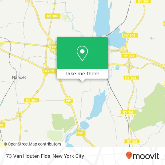 73 Van Houten Flds, West Nyack, NY 10994 map