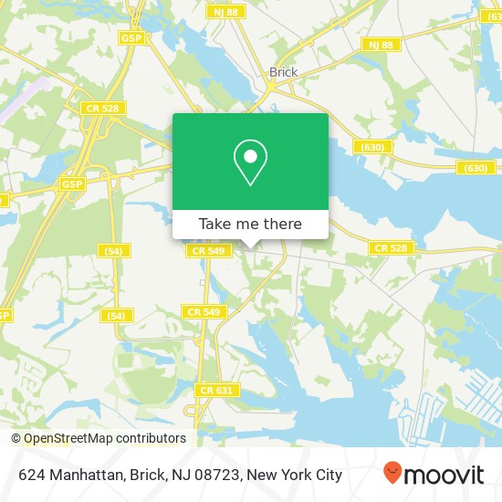 624 Manhattan, Brick, NJ 08723 map