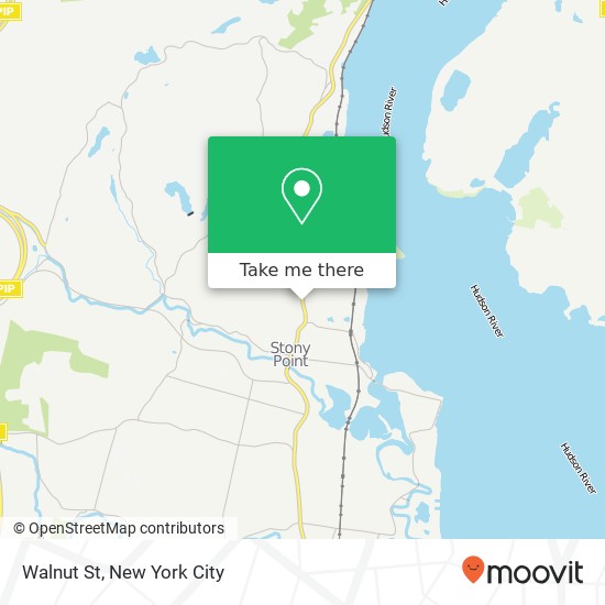 Mapa de Walnut St, Stony Point, NY 10980