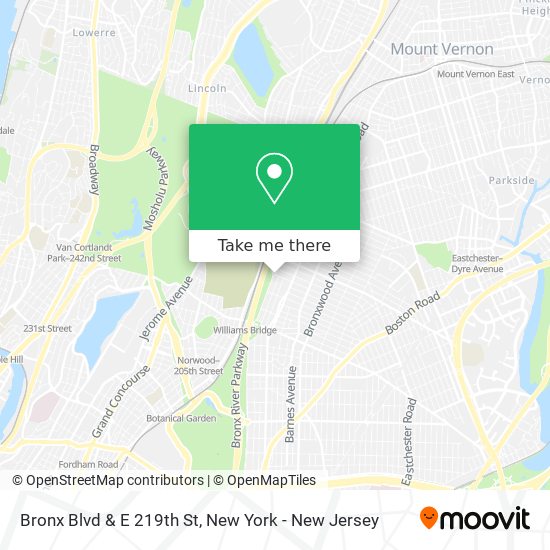 Bronx Blvd & E 219th St map