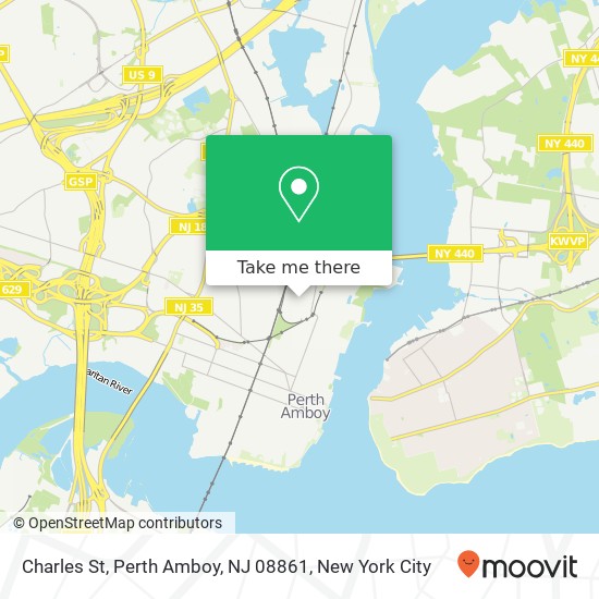 Charles St, Perth Amboy, NJ 08861 map