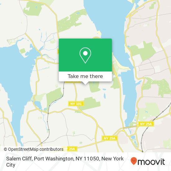 Mapa de Salem Cliff, Port Washington, NY 11050