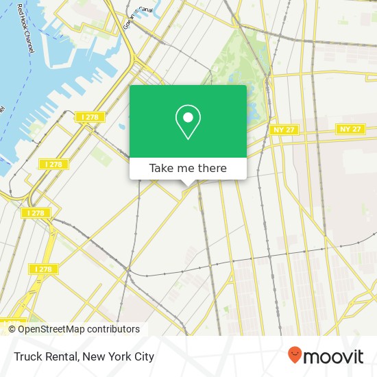 Truck Rental map