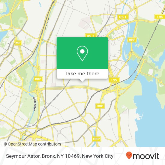 Seymour Astor, Bronx, NY 10469 map