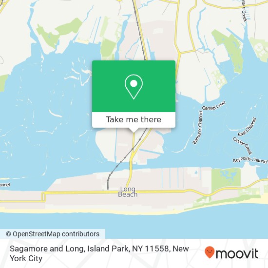 Sagamore and Long, Island Park, NY 11558 map