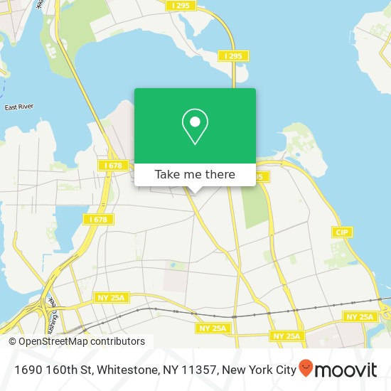 Mapa de 1690 160th St, Whitestone, NY 11357