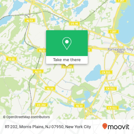 RT-202, Morris Plains, NJ 07950 map