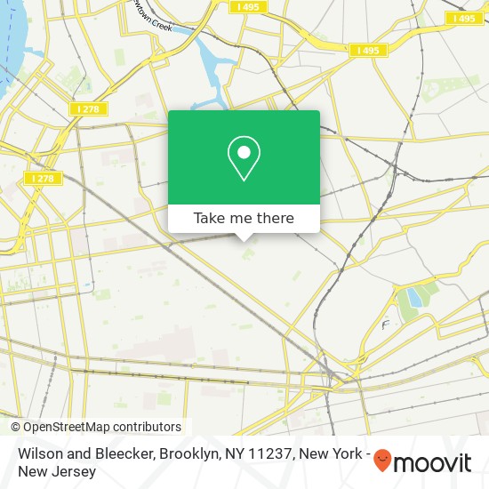 Mapa de Wilson and Bleecker, Brooklyn, NY 11237