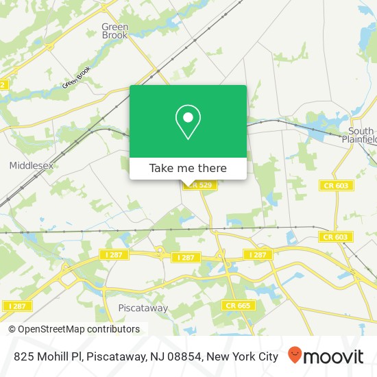 825 Mohill Pl, Piscataway, NJ 08854 map