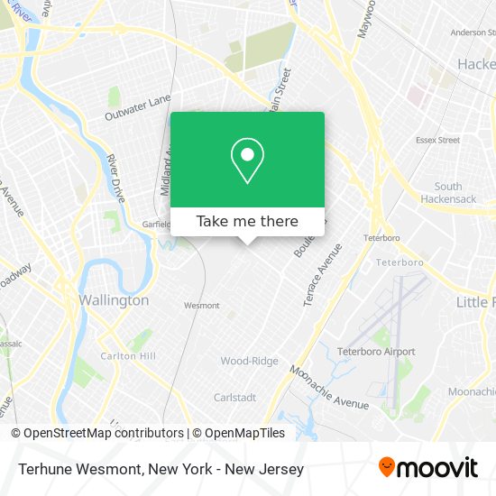 Terhune Wesmont map