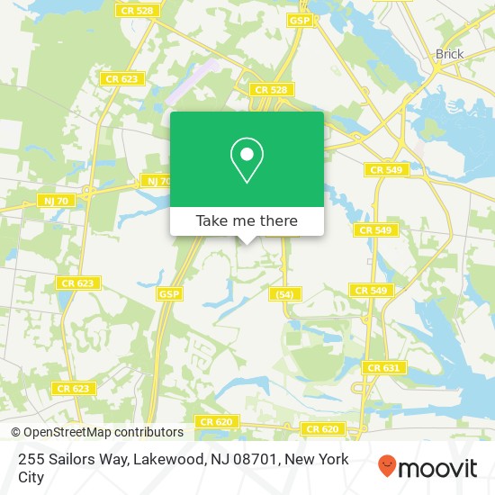 255 Sailors Way, Lakewood, NJ 08701 map