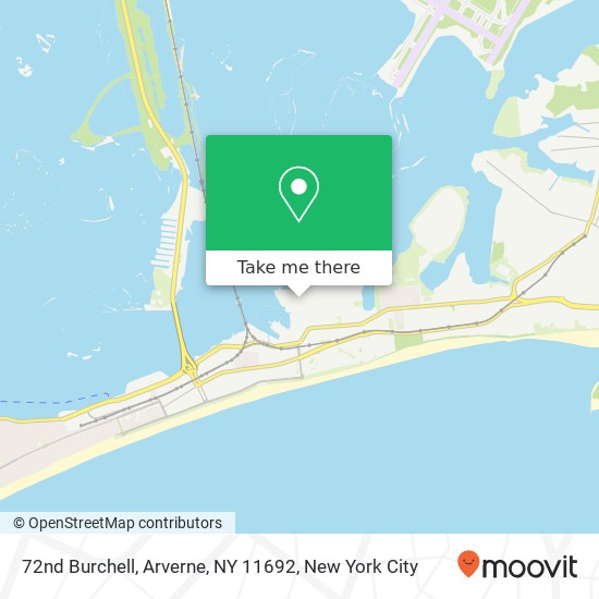 Mapa de 72nd Burchell, Arverne, NY 11692