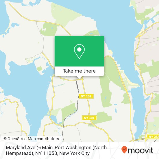 Maryland Ave @ Main, Port Washington (North Hempstead), NY 11050 map