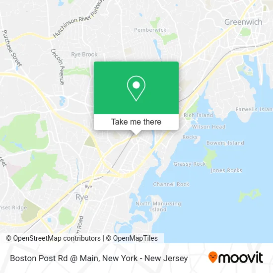 Boston Post Rd @ Main map